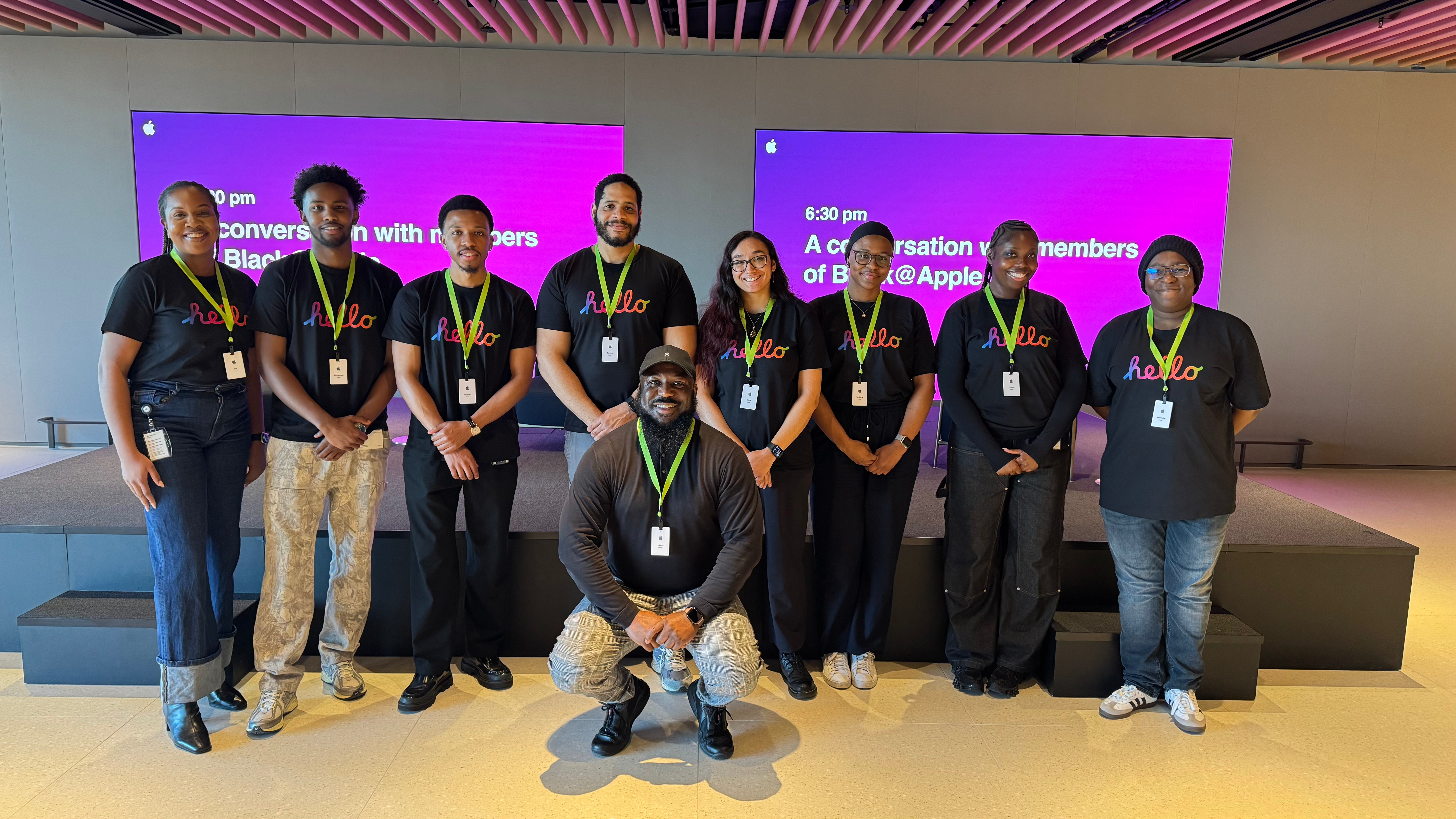 Leon with Young Programme Participants